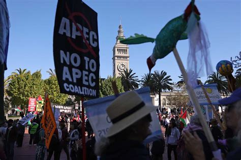 Thousands rally and march in San Francisco in protest against APEC and corporate power